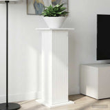 Supporto per piante 2 pcs Bianco Lucido 30,5 x 30 x 80,5 cm