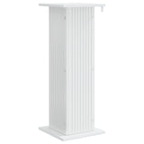Supporto per piante 2 pcs Bianco Lucido 30,5 x 30 x 80,5 cm