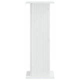 Supporto per piante 2 pcs Bianco Lucido 30,5 x 30 x 80,5 cm