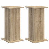 Supporto per piante 2 pcs Rovere Sonoma 30,5 x 30 x 60,5 cm