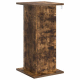 Supporto per piante 2 pcs Rovere Fumo 30,5 x 30 x 60,5 cm