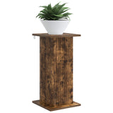 Supporto per piante 2 pcs Rovere Fumo 30,5 x 30 x 60,5 cm