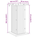 Supporto per piante Rovere Artigianale 30,5 x 30 x 60,5 cm
