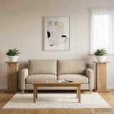 Supporto per piante 2 pz Rovere Artigianale 30,5 x 30 x 60,5 cm