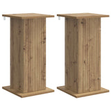 Supporto per piante 2 pz Rovere Artigianale 30,5 x 30 x 60,5 cm