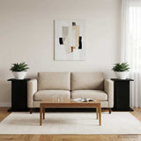 Supporto per piante 2 pcs Nero 30,5 x 30 x 43 cm