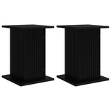 Supporto per piante 2 pcs Nero 30,5 x 30 x 43 cm