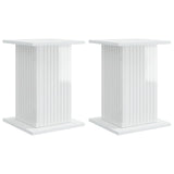 Supporto per piante 2 pcs Bianco Lucido 30,5 x 30 x 43 cm