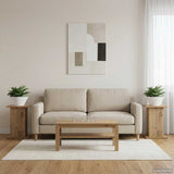 Supporto per piante 2 pz Rovere Artigianale 30,5 x 30 x 43 cm
