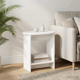 Tavolo laterale Bianco 50 x 39,5 x 55 cm Legno ingegnerizzato