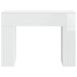 Tavolino da salotto Bianco Lucido 102 x 35 x 75 cm