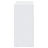 Tavolino da salotto Bianco Lucido 102 x 35 x 75 cm
