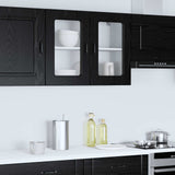 Pannello lavastoviglie Kalmar Rovere Nero 80 x 31 x 60 cm