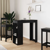 Tavolo da bar Rovere Nero 102 x 50 x 103,5 cm Legno truciolato