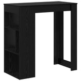 Tavolo da bar Rovere Nero 102 x 50 x 103,5 cm Legno truciolato
