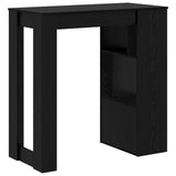 Tavolo da bar Rovere Nero 102 x 50 x 103,5 cm Legno truciolato