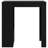 Tavolo da bar Rovere Nero 102 x 50 x 103,5 cm Legno truciolato