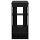 Tavolo da bar Rovere Nero 102 x 50 x 103,5 cm Legno truciolato