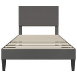 Struttura del letto Grigio Scuro 80 x 200 cm Tessuto in Cords