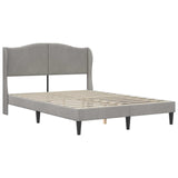 Struttura del letto Grigio Chiaro 140 x 190 cm Velluto