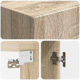 Set di armadi 2 pcs Rovere Sonoma Legno ingegnerizzato