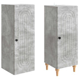 Set di armadi 2 pcs Grigio Cemento Legno ingegnerizzato