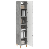 Set di armadi 2 pcs Grigio Cemento Legno ingegnerizzato