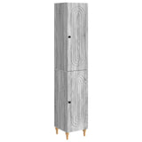 Set di armadi 2 pcs Sonoma grigio Legno ingegnerizzato