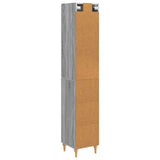 Set di armadi 2 pcs Sonoma grigio Legno ingegnerizzato