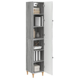 Set di armadi 2 pcs Sonoma grigio Legno ingegnerizzato