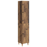 Set di armadi 2 pcs Legno antico Legno ingegnerizzato