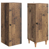 Set di armadi 2 pcs Legno antico Legno ingegnerizzato