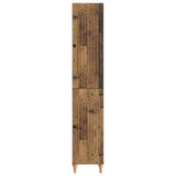 Set di armadi 2 pcs Legno antico Legno ingegnerizzato