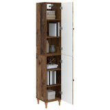 Set di armadi 2 pcs Legno antico Legno ingegnerizzato