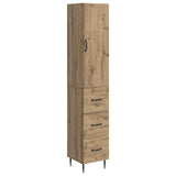 Set di armadi 2 pz 33 x 34,5 x 90 cm Legno ingegnerizzato