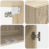 Set di armadi 2 pcs Rovere Sonoma Legno ingegnerizzato