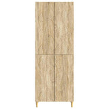 Set di armadi 2 pcs Rovere Sonoma Legno ingegnerizzato