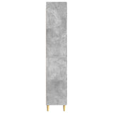 Set di armadi 2 pcs Grigio Cemento Legno ingegnerizzato