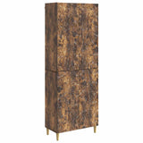 Set di armadi 2 pcs Rovere Fumo Legno ingegnerizzato