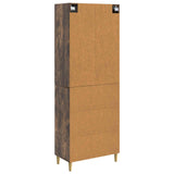 Set di armadi 2 pcs Rovere Fumo Legno ingegnerizzato