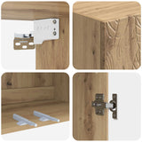 Set di armadi 2 pz Rovere Artigianale Legno ingegnerizzato