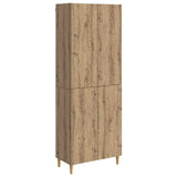 Set di armadi 2 pcs Rovere Artigianale Legno ingegnerizzato