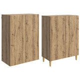 Set di armadi 2 pcs Rovere Artigianale Legno ingegnerizzato