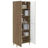 Set di armadi 2 pcs Rovere Artigianale Legno ingegnerizzato
