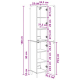 Set di armadi 2 pcs Legno ingegnerizzato