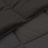 Duvet Estivo Trapuntato Antracite 135 x 200 cm Microfibra
