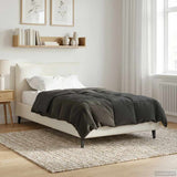 Duvet Estivo Trapuntato Antracite 135 x 220 cm Microfibra