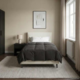 Duvet Estivo Trapuntato Antracite 140 x 220 cm Microfibra
