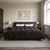 Duvet Estivo Trapuntato Antracite 200 x 220 cm Microfibra