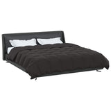 Duvet Estivo Trapuntato Antracite 200 x 220 cm Microfibra